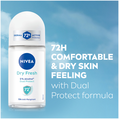 Nivea For Woman Roll - On Dry Fresh 50ml image 3