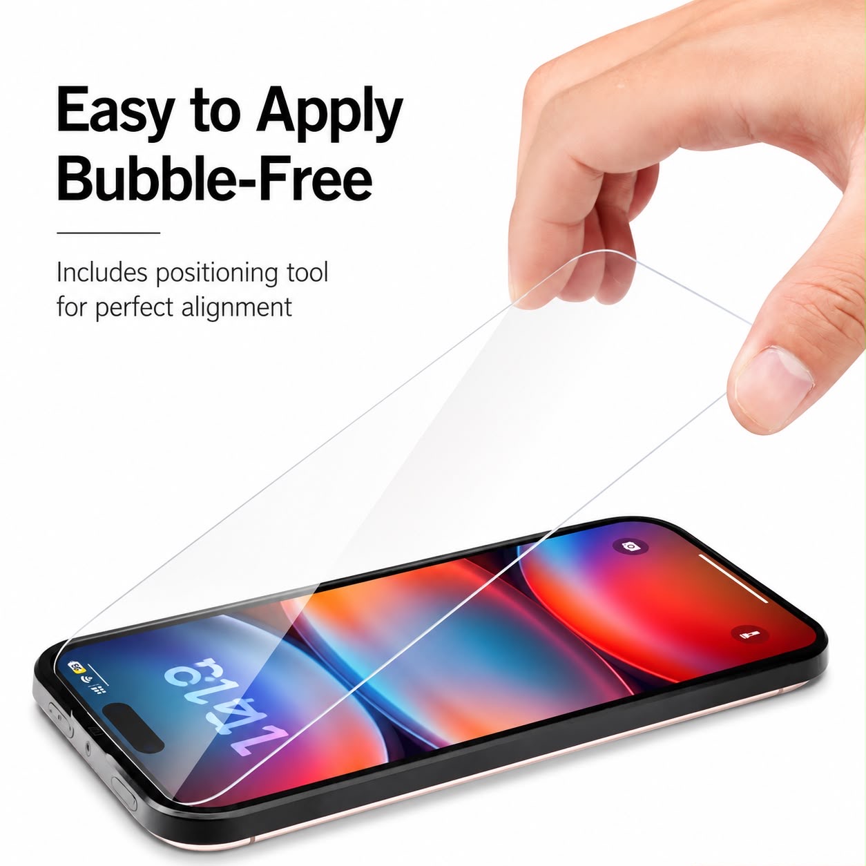 HD borderless Tempered Glass Screen Protector for iPhone image 2