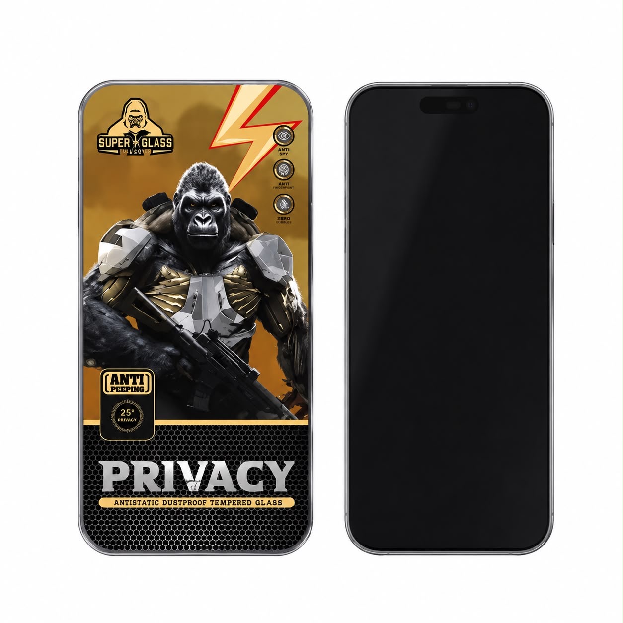 Privacy Tempered Glass Screen Protector for iPhone image 2