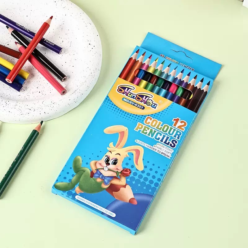 12 Colour Pencils 7inch image 3