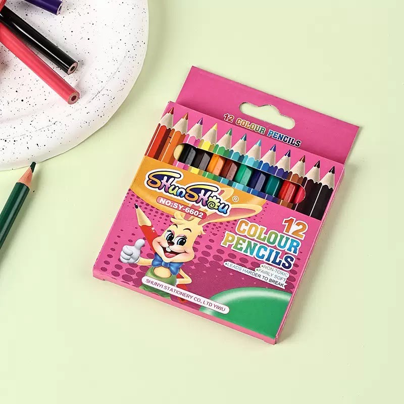 12 Colour Pencils 3.5inch image 2