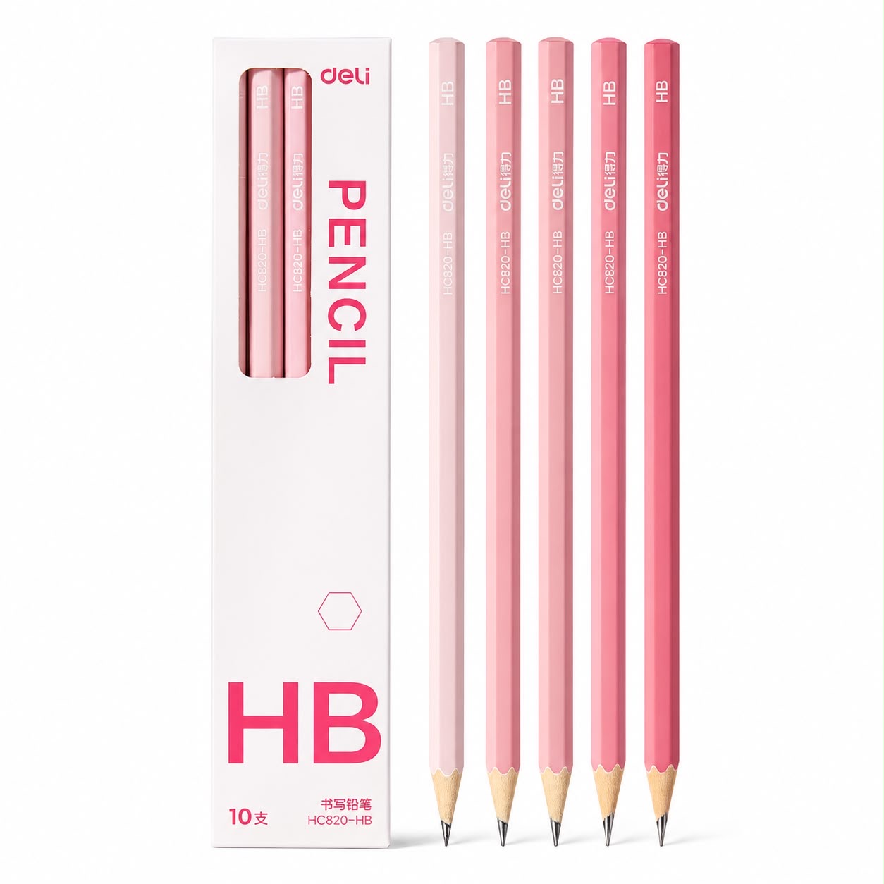 HB Wooden Pencil Set (10 Pack) image 2
