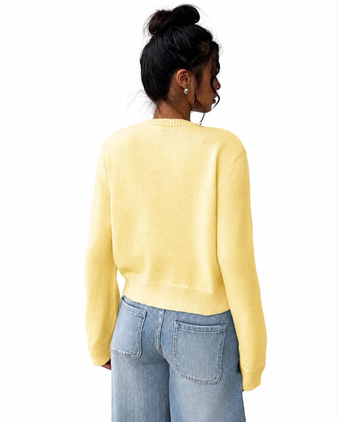 Women’s Button-Up Knit Cardigan image 3