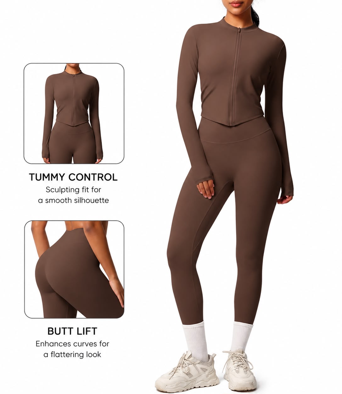 Women’s High-Waist Sculpting Gym Leggings image 4